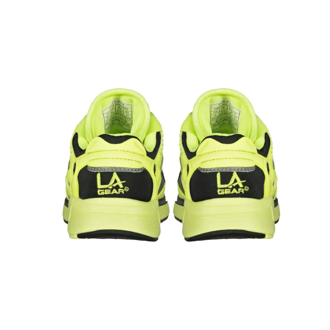 LA Gear Kids Catapult Light-Up x Glow Lowtop | Neon Yellow x Black