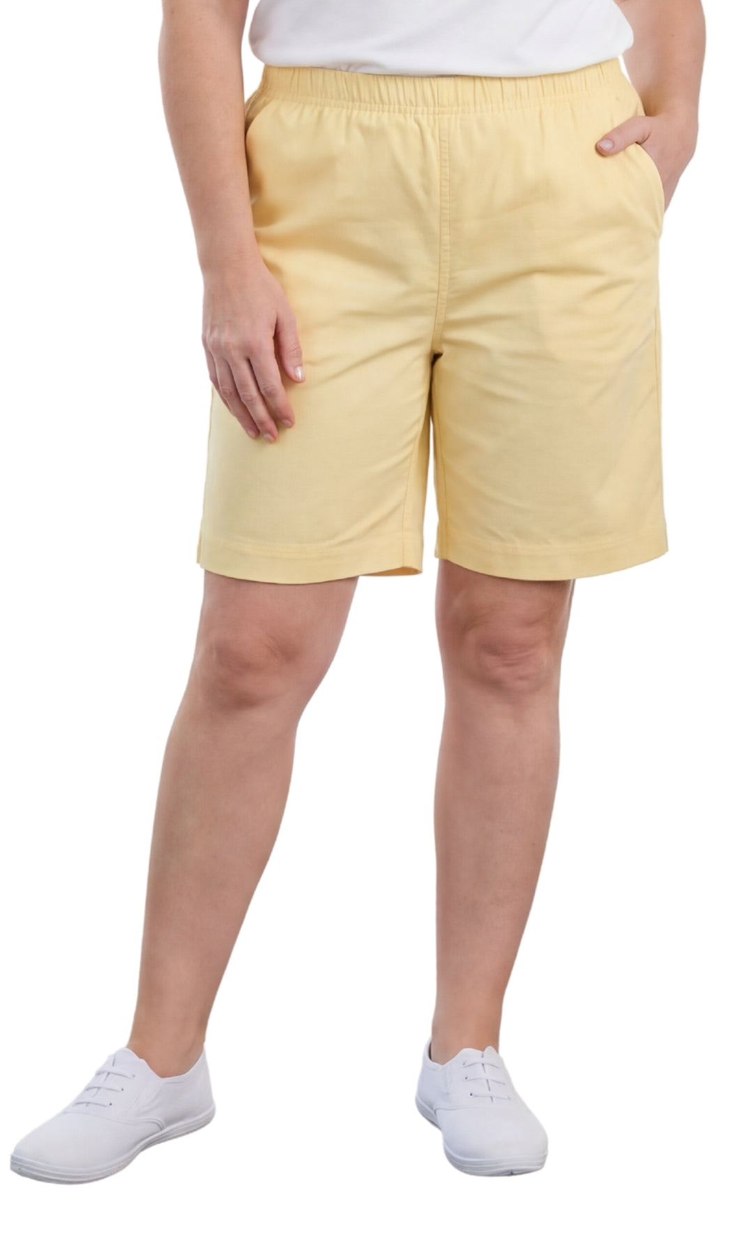 Women's Pull-On Denim and Twill Shorts
