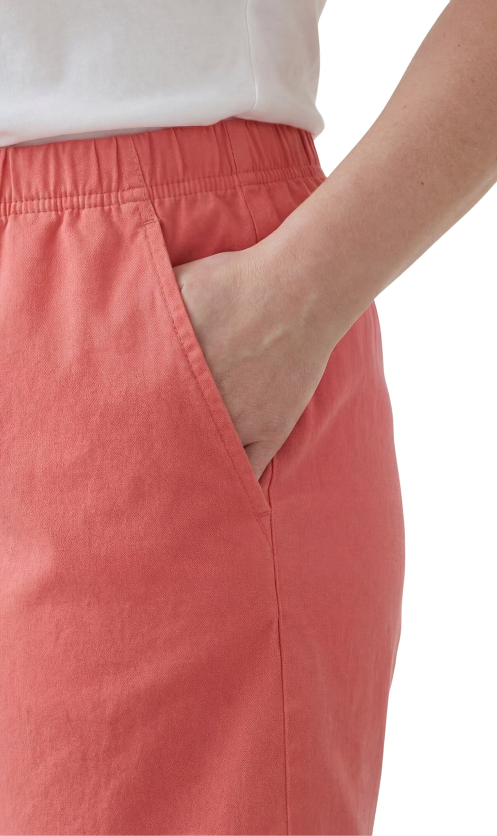 Women's Pull-On Denim and Twill Shorts