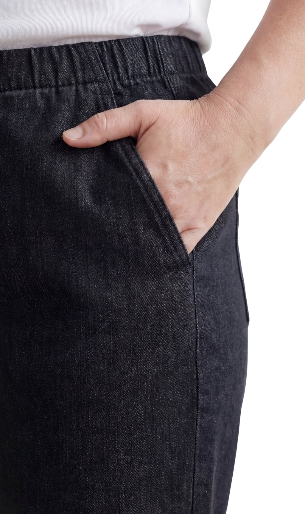 Women's Pull-On Denim and Twill Shorts