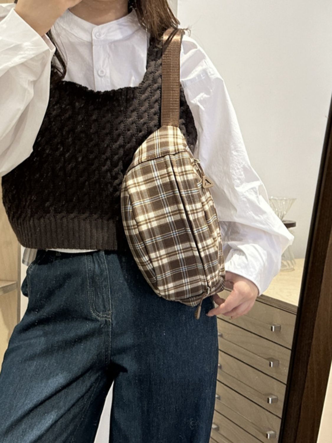 Adjustable Strap Crossbody Bag