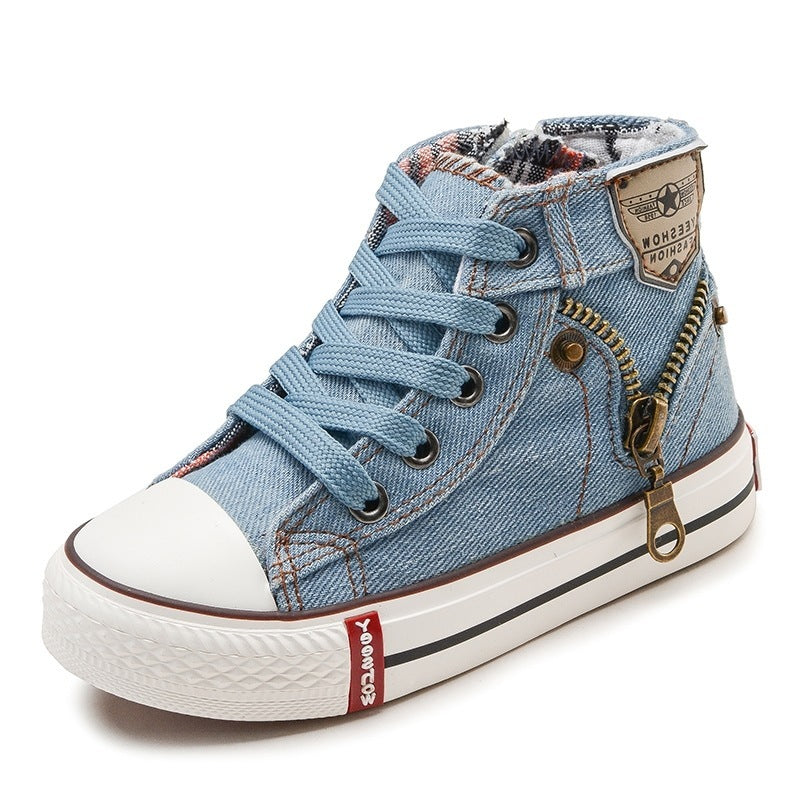 Kids Canvas Shoes Baby Boots