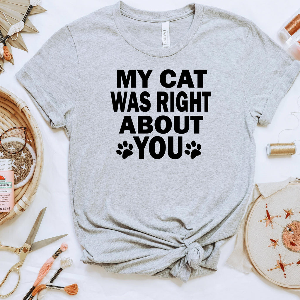 Funny Cat Shirt – Bella Canvas Tee