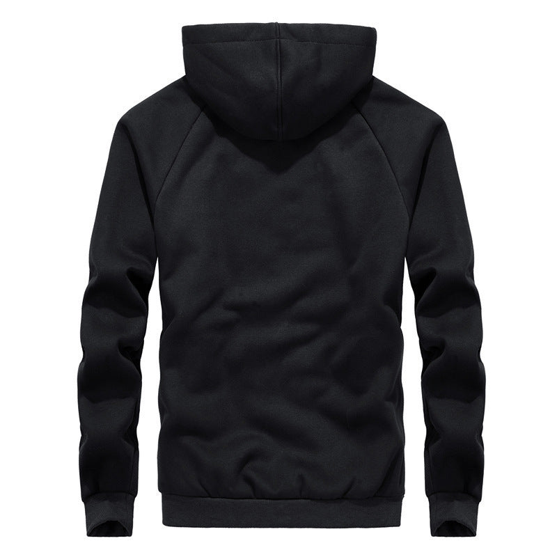 Men's New Hooded Plus Velvet