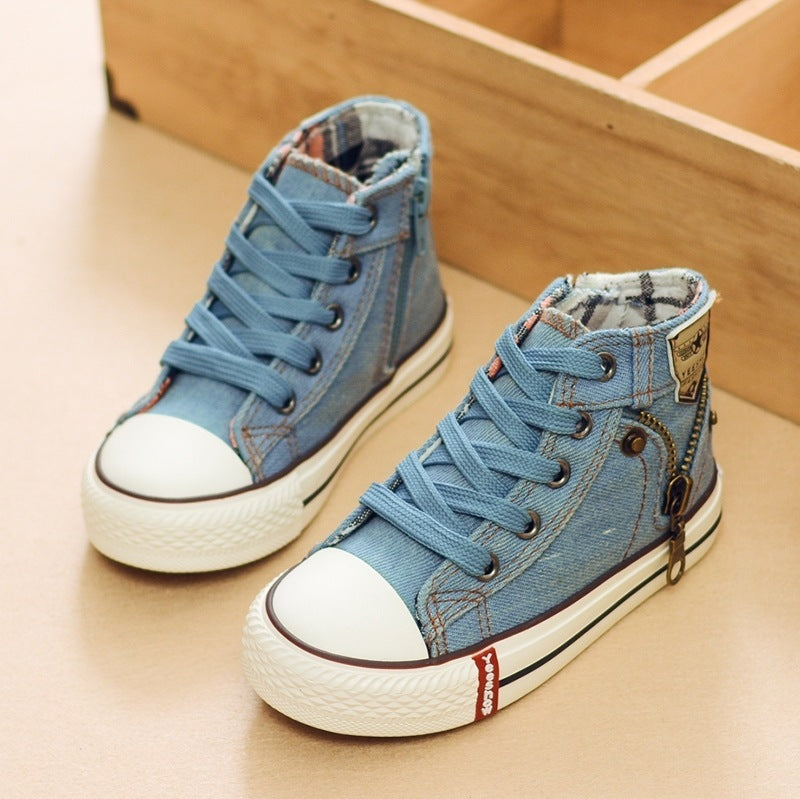 Kids Canvas Shoes Baby Boots