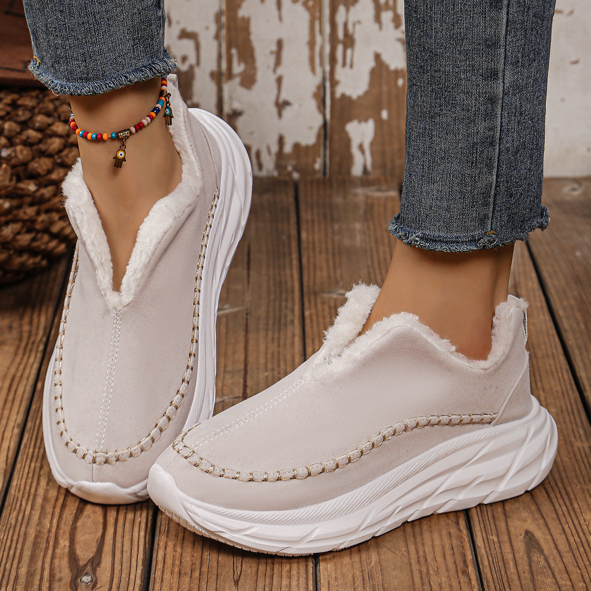 Platform Slip-On Boots