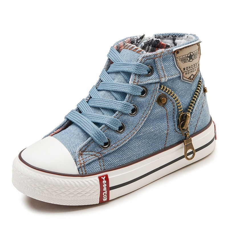 Kids Canvas Shoes Baby Boots