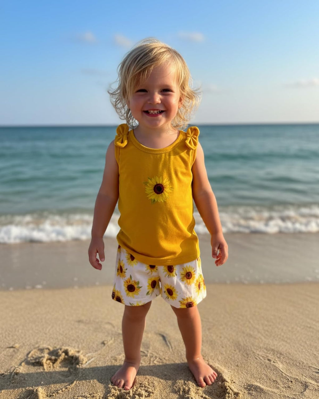 Toddler Baby Girl Clothes 2 Piece Short Set Crop Tank