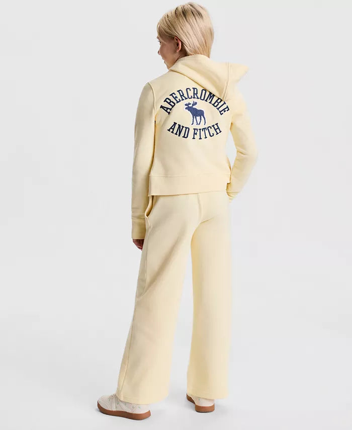 Girls' 7-16 Logo Low-Rise Baggy Fleece Pants
