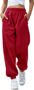  High Waisted Sweatpants Workout Active