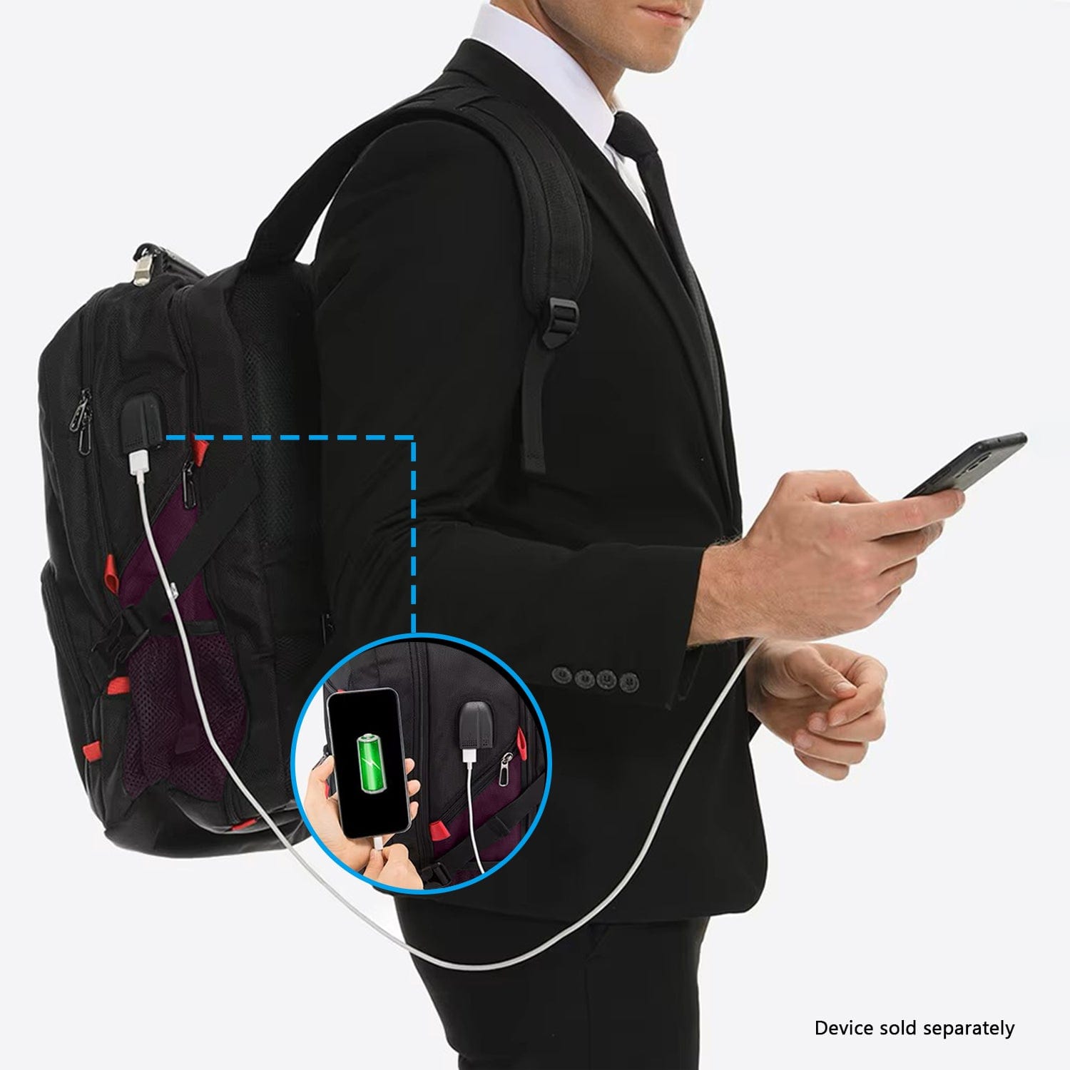 All-in-One Backpack with Anti-Theft lock Fits Laptops