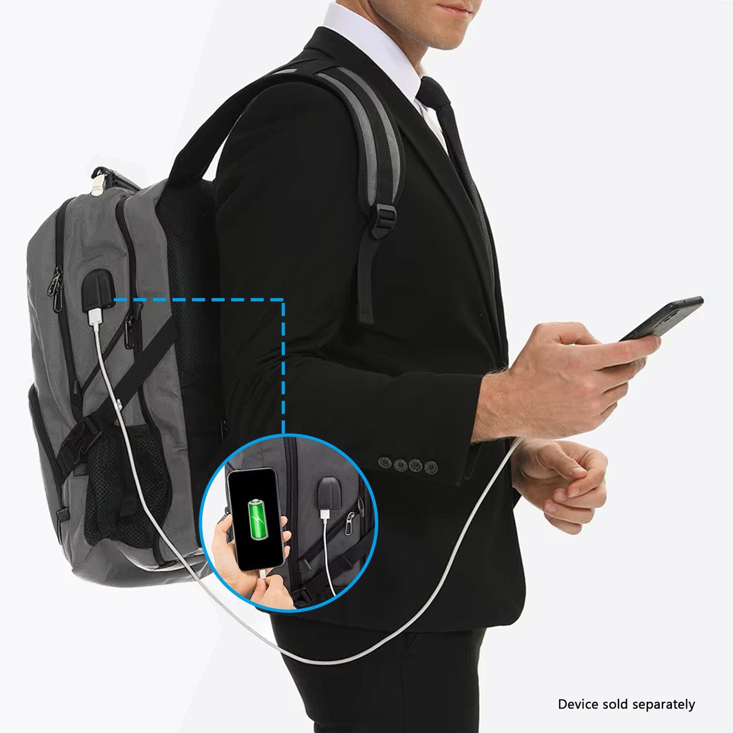 All-in-One Backpack with Anti-Theft lock Fits Laptops