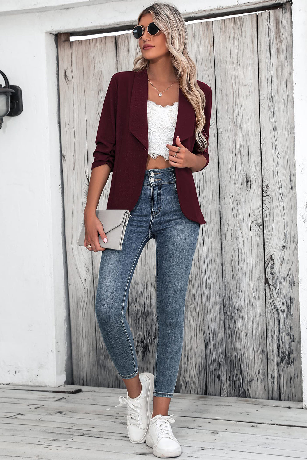 Sleeve Blazer