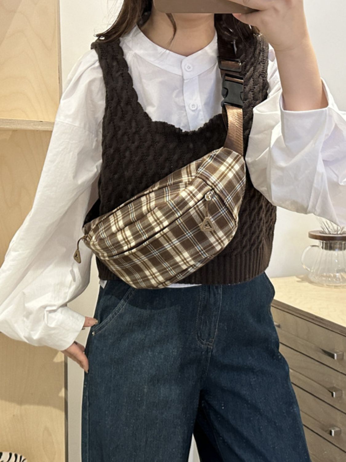 Adjustable Strap Crossbody Bag