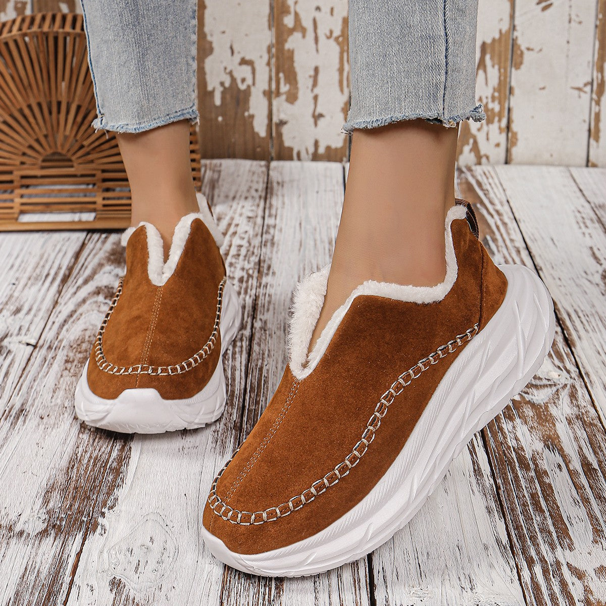 Platform Slip-On Boots