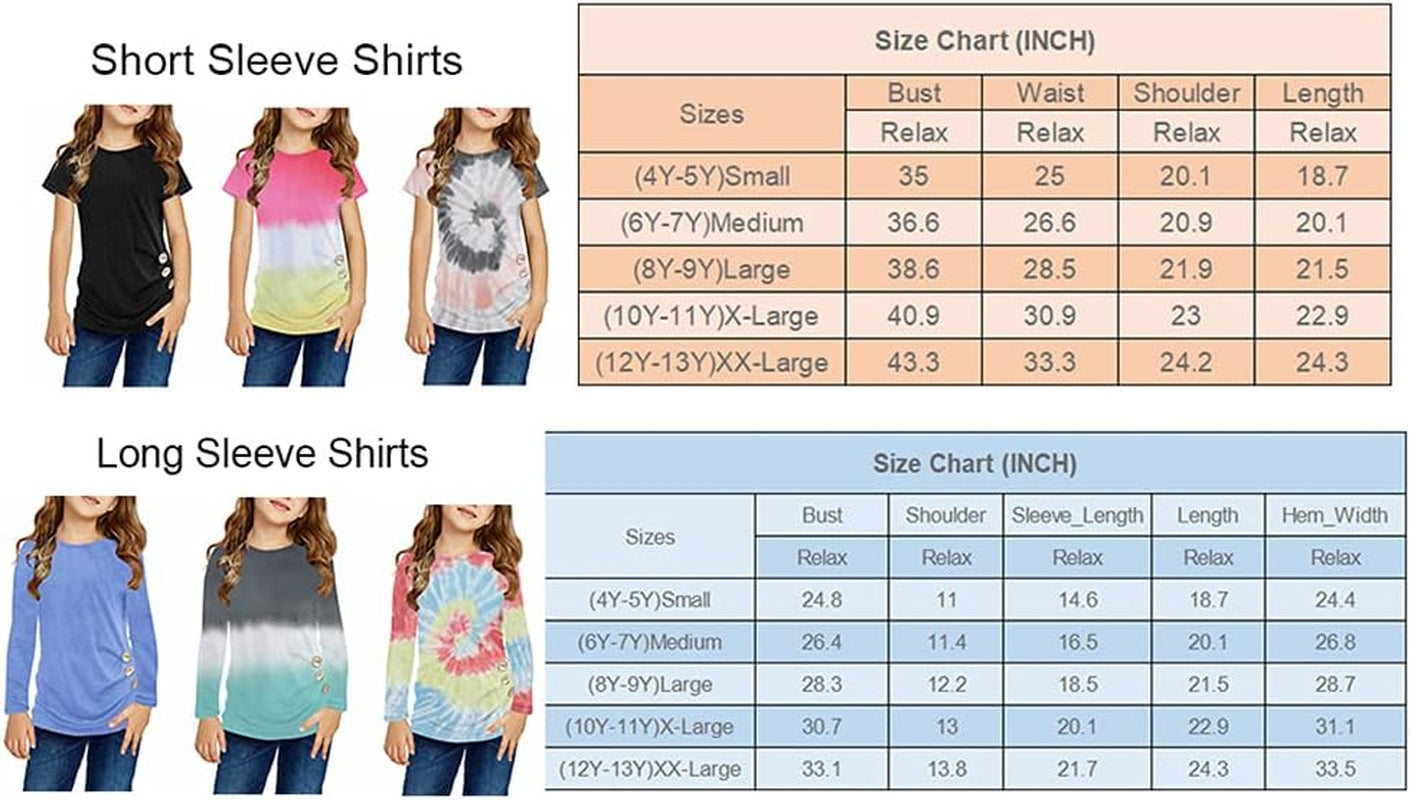 Girls Casual Tunic Tops 