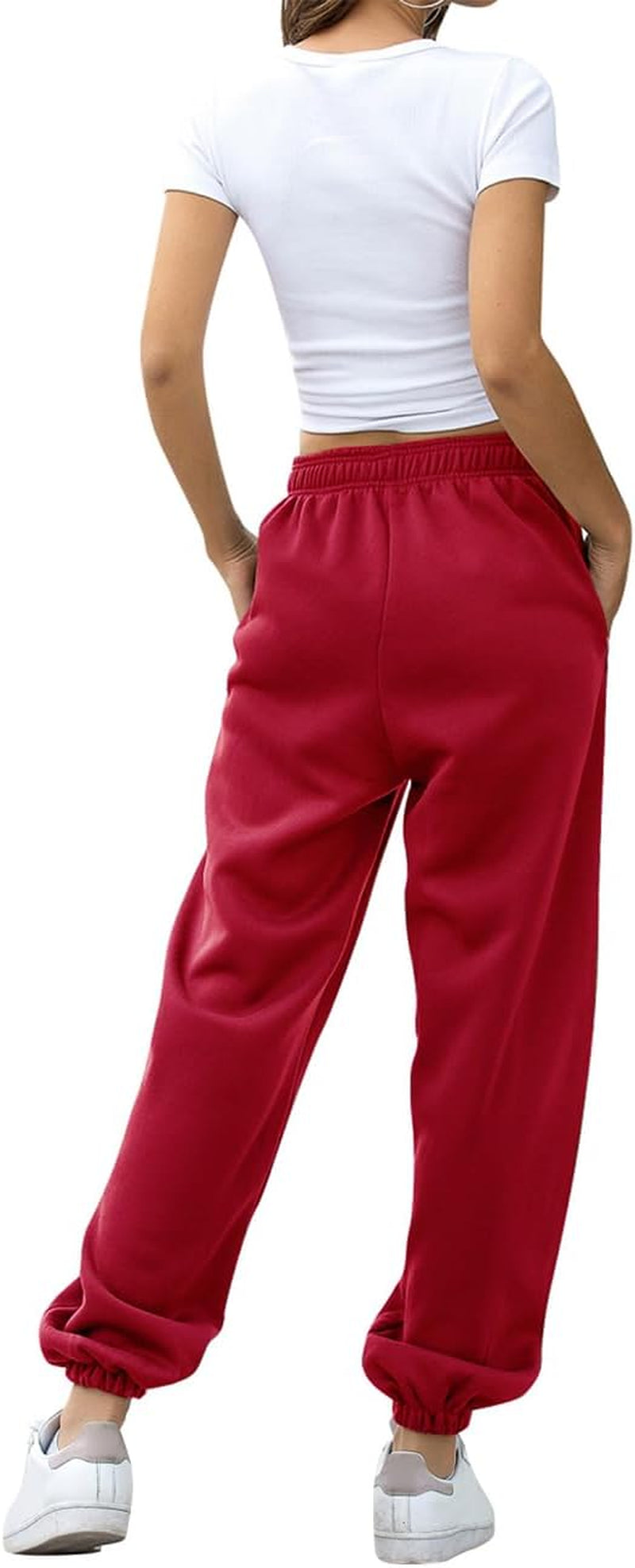  High Waisted Sweatpants Workout Active
