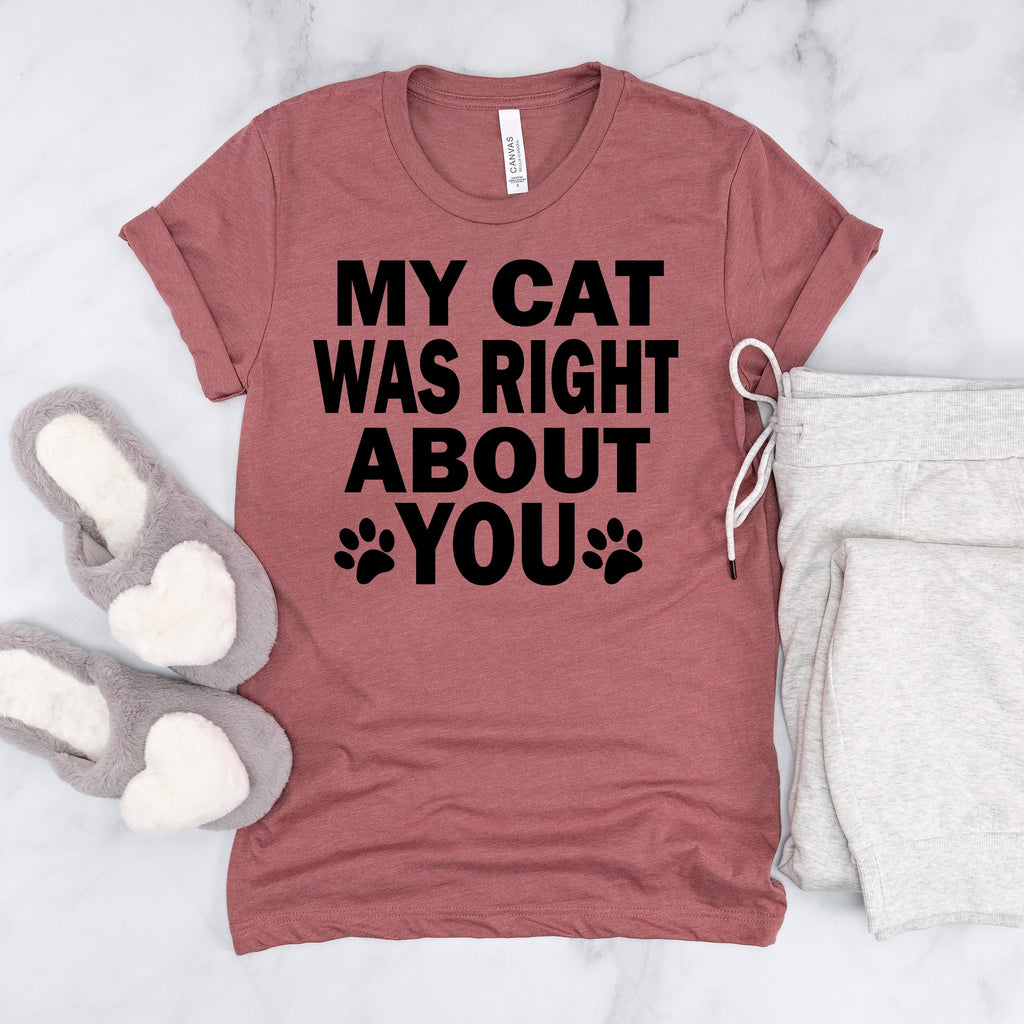 Funny Cat Shirt – Bella Canvas Tee