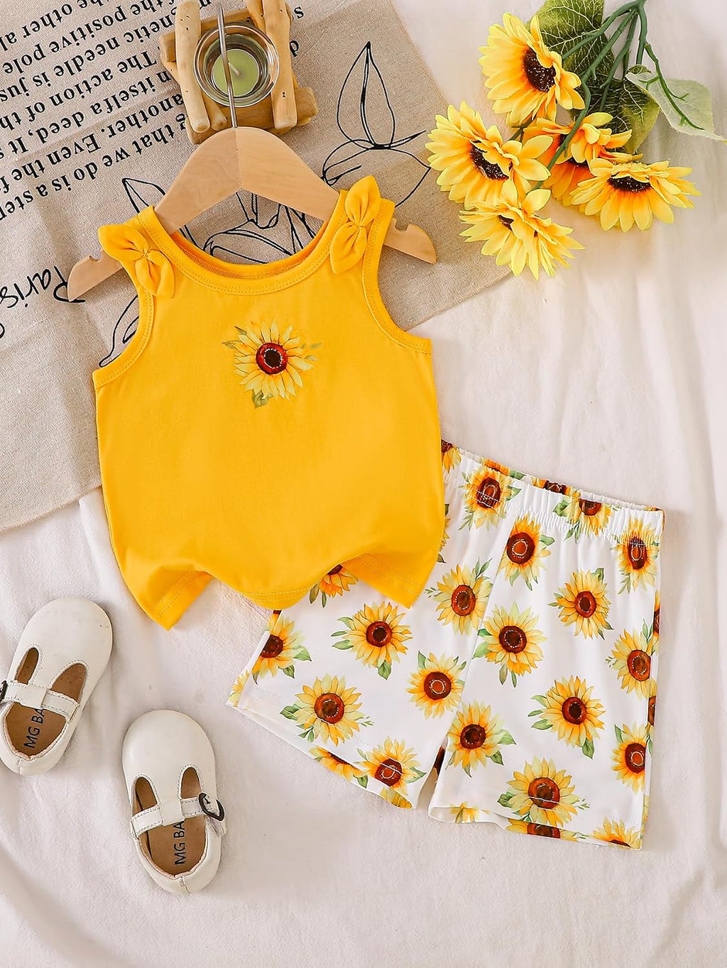 Toddler Baby Girl Clothes 2 Piece Short Set Crop Tank