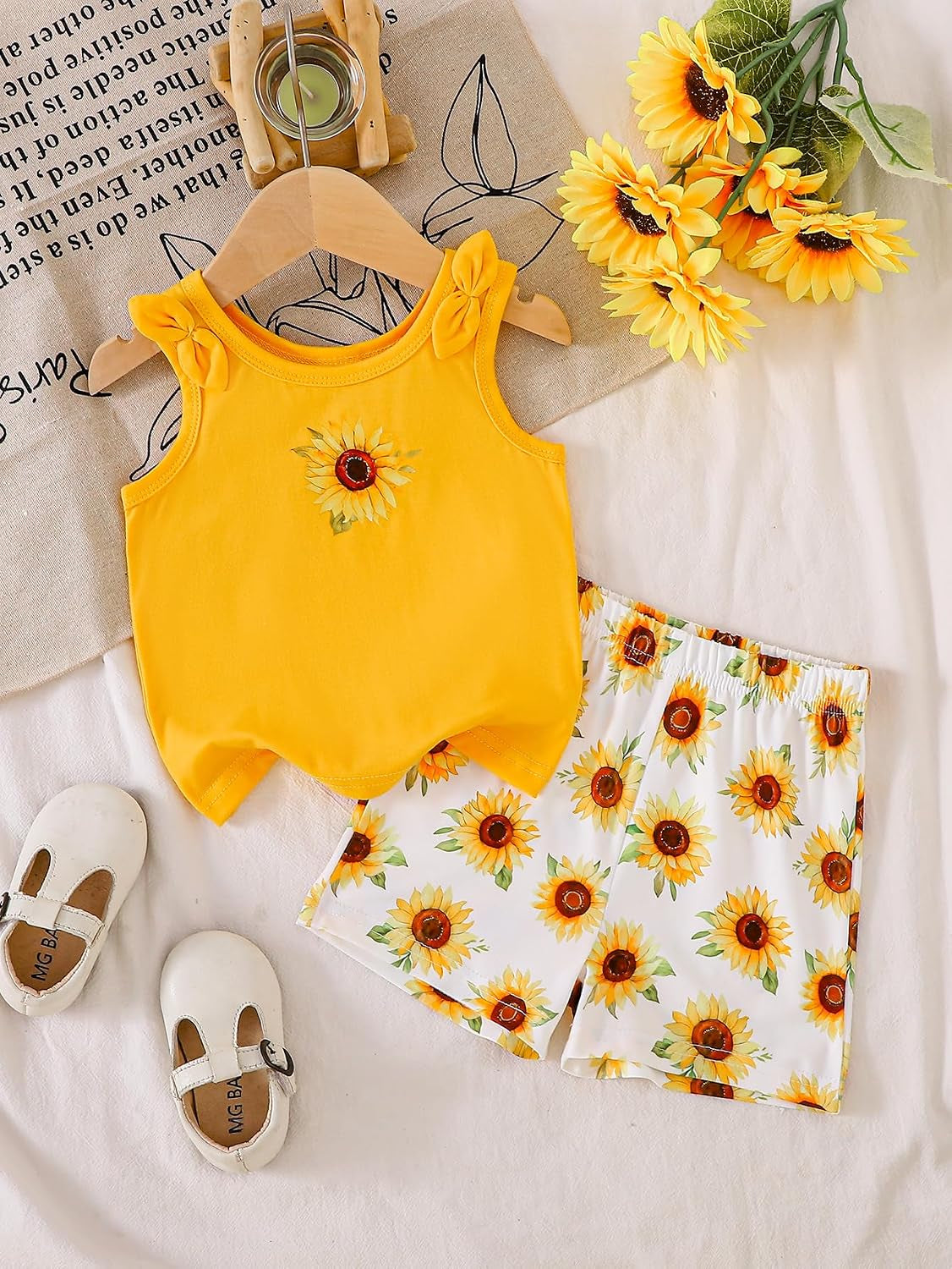 Toddler Baby Girl Clothes 2 Piece Short Set Crop Tank