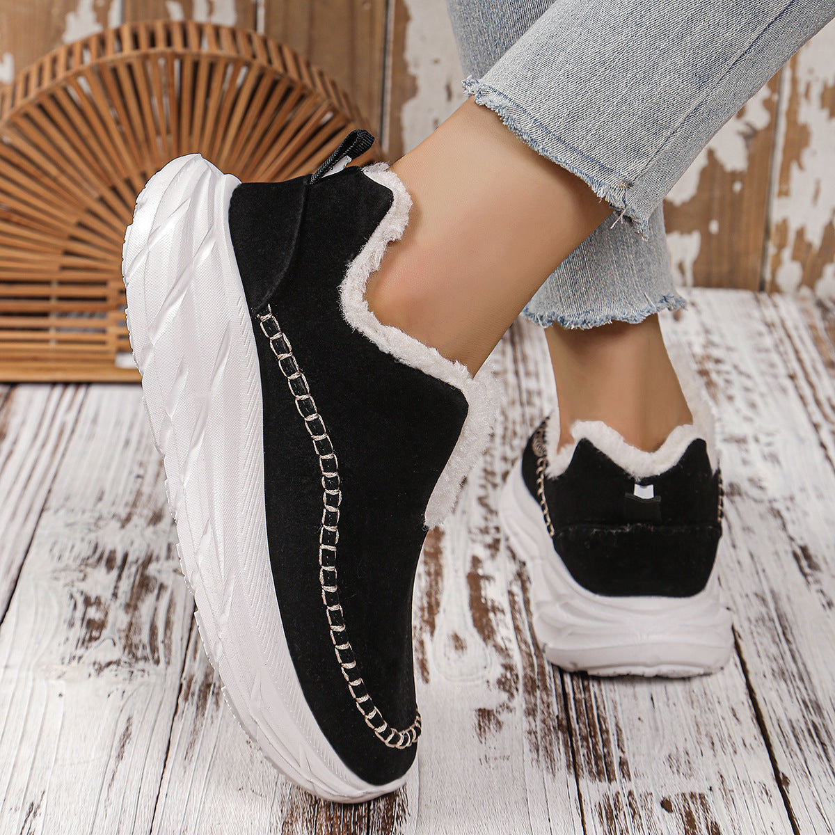 Platform Slip-On Boots
