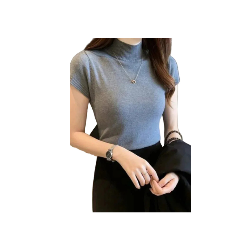 Turtleneck T-Shirt Women's Fashion