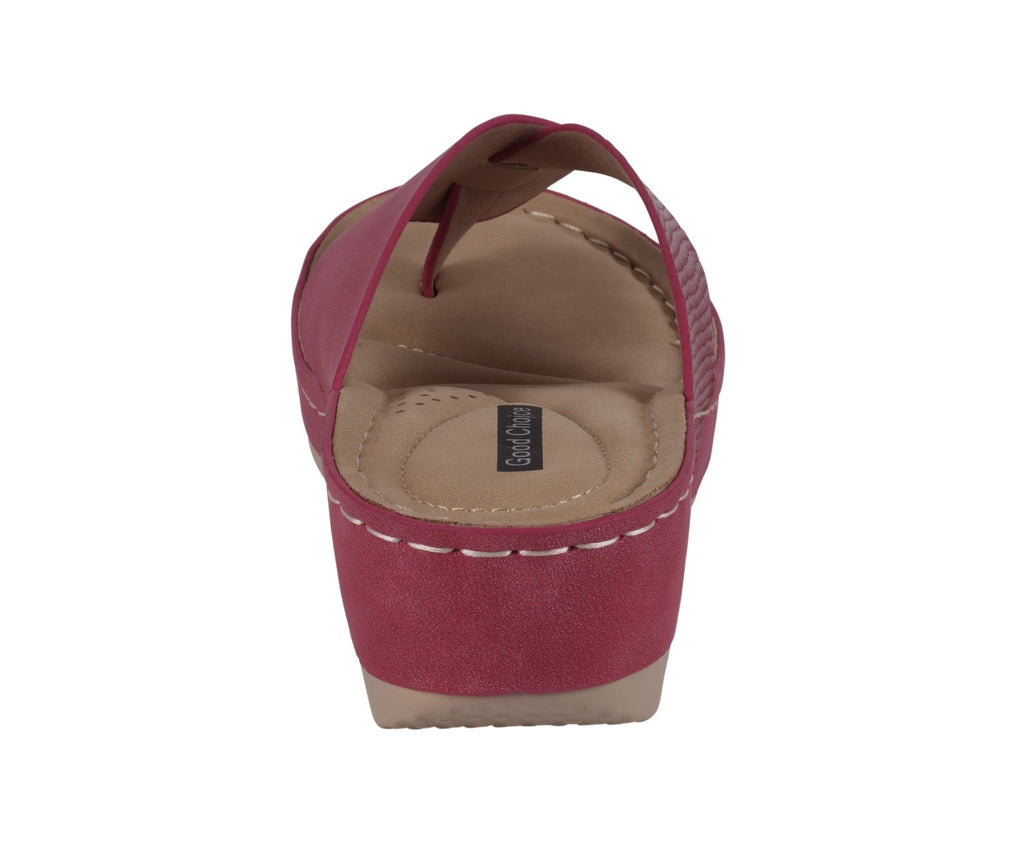 Women's Dafni Red Wedge Sandals