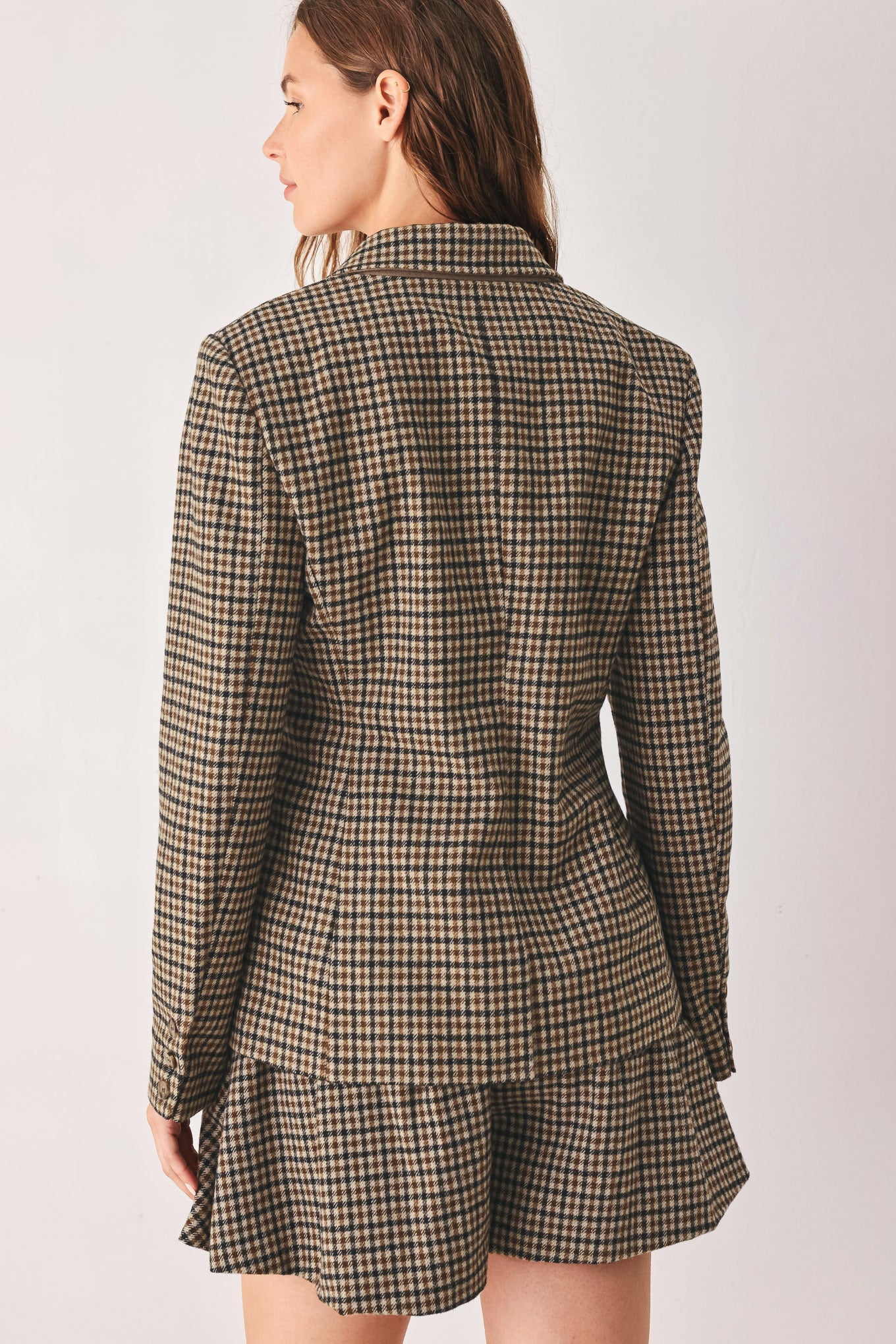 TWEED  WOVEN BLAZER