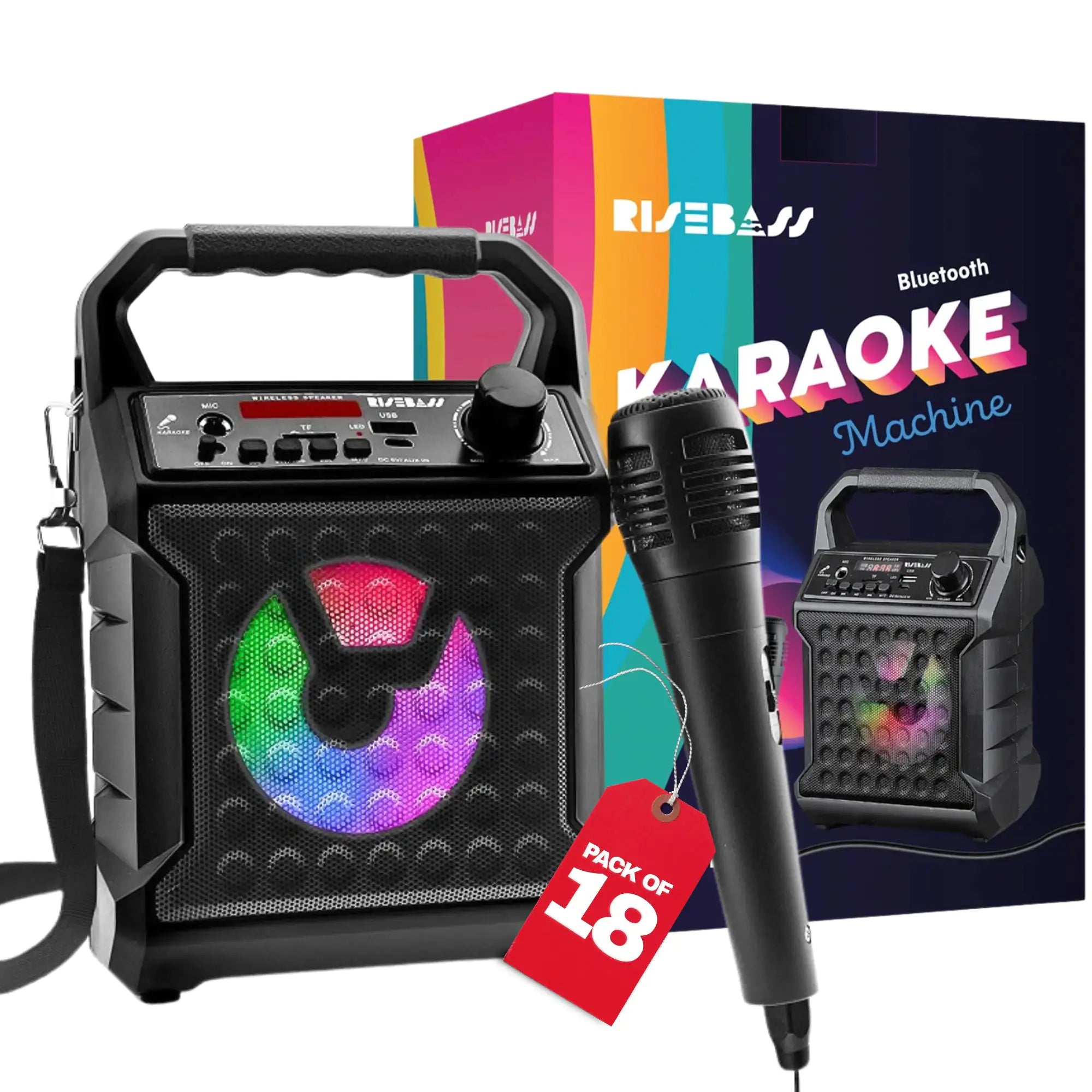 Portable Karaoke Machine with Microphone