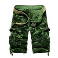 Cargo Shorts Men Summer Military Camo