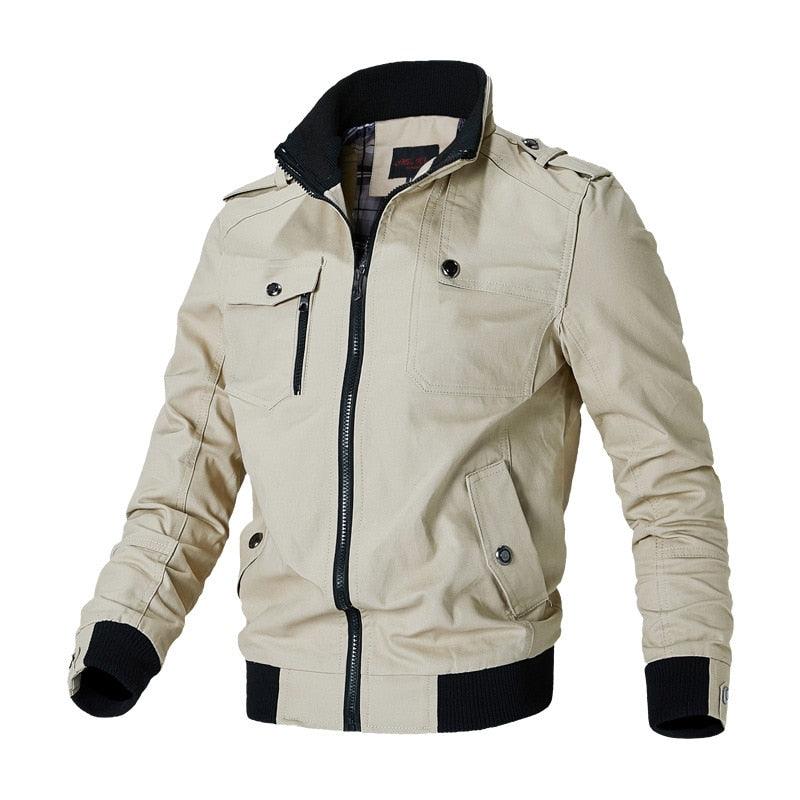 Jacket Men Spring Autumn New Slim Fit Jacket Men's Clothing