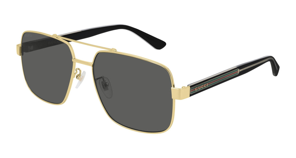 Gucci GG0529S-001 60 Men’s Sunglasses | Gold Metal