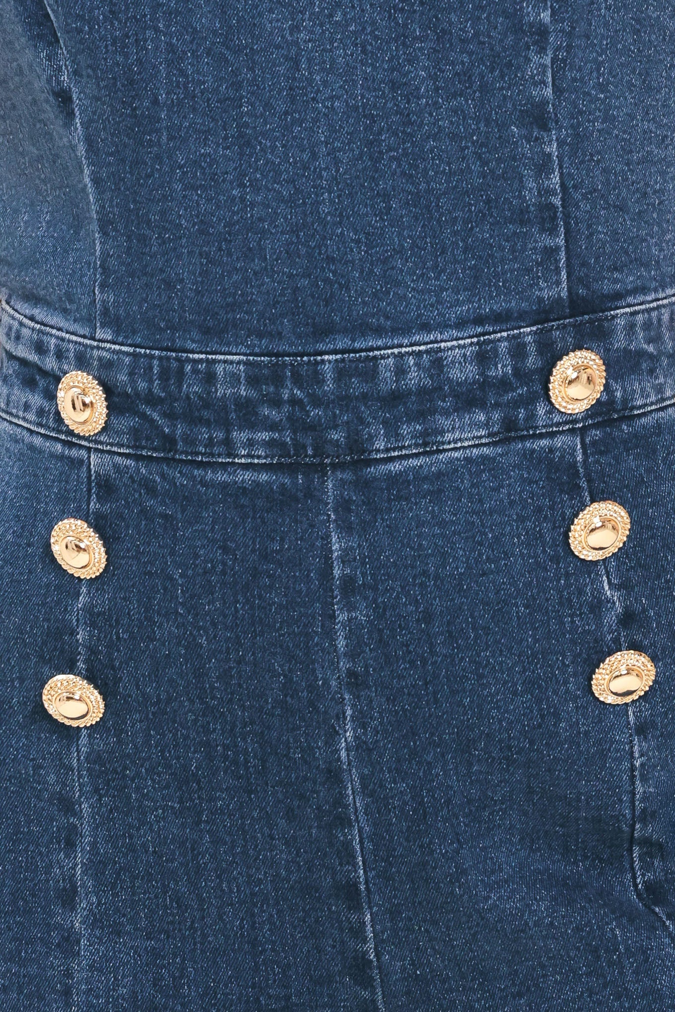BLUE JEAN  DENIM JUMPSUIT