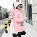 Lovely little bear Winter Girls clothing Faux Fur