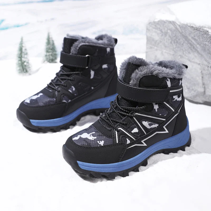 Kids Boots Winter Warm Waterproof .