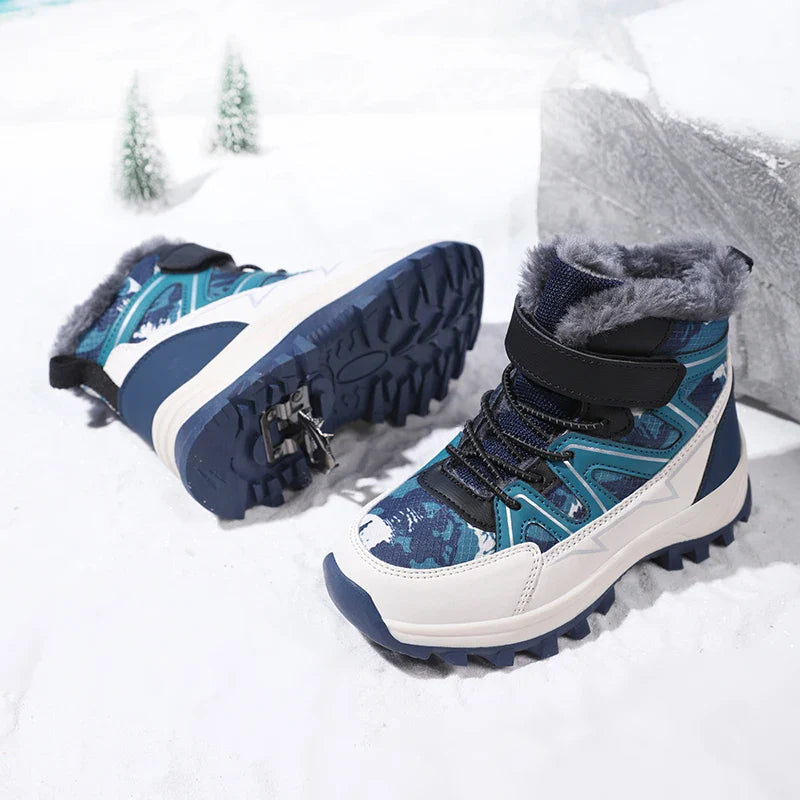 Kids Boots Winter Warm Waterproof .