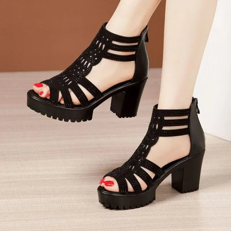 Anti slip Sandals Ladies Casual Low Heels