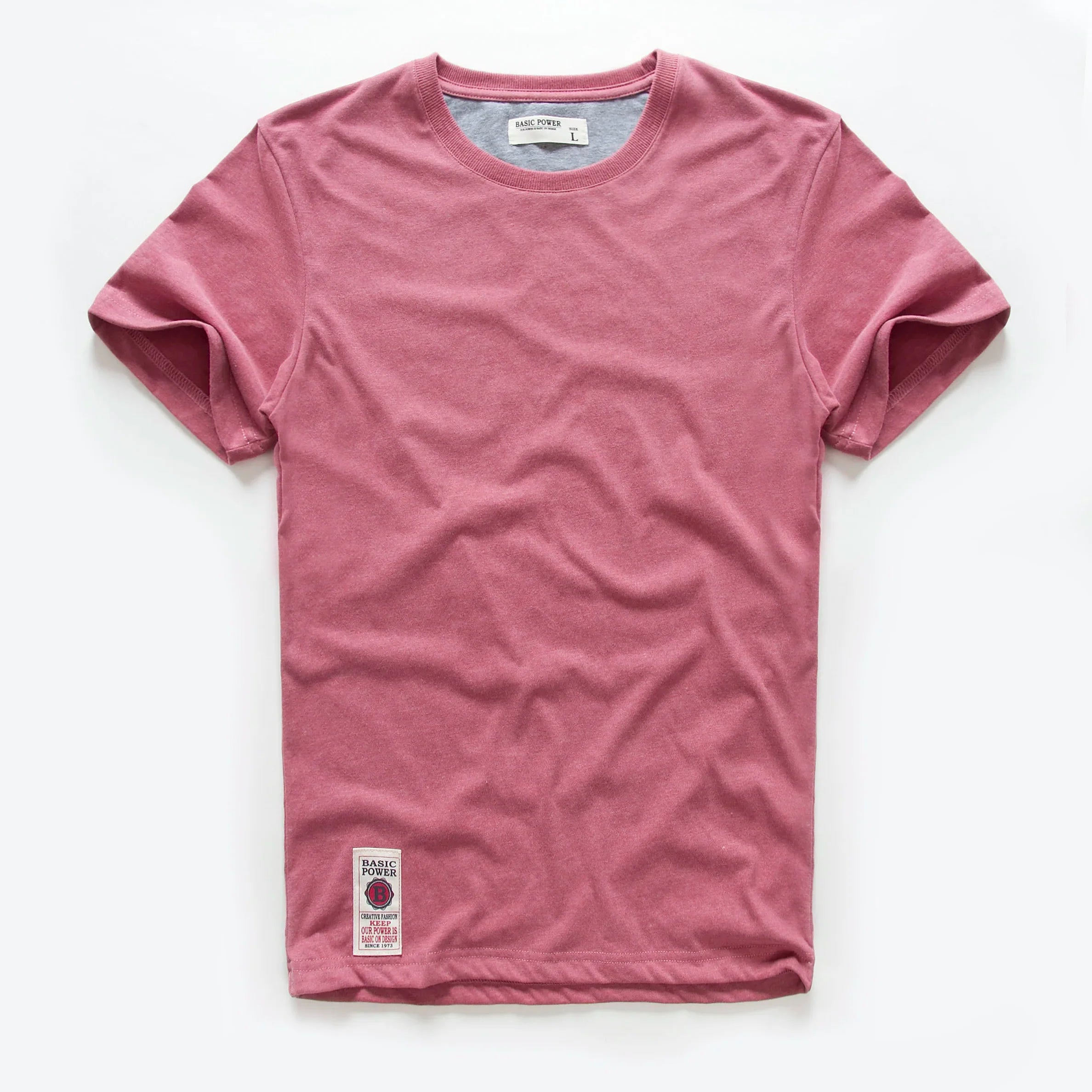 Men's T-shirt  Causal Cotton Basic