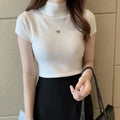 Turtleneck T-Shirt Women's Fashion