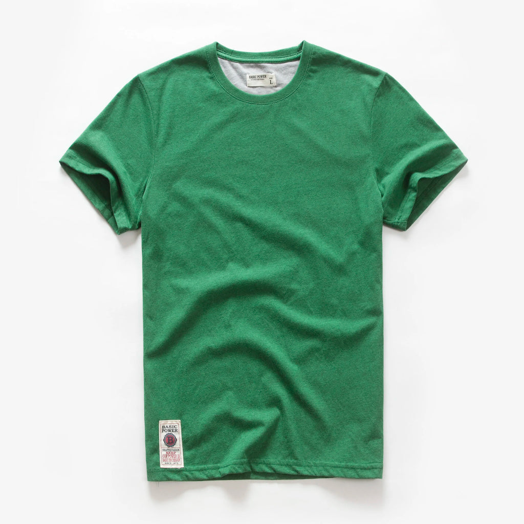 Men's T-shirt  Causal Cotton Basic