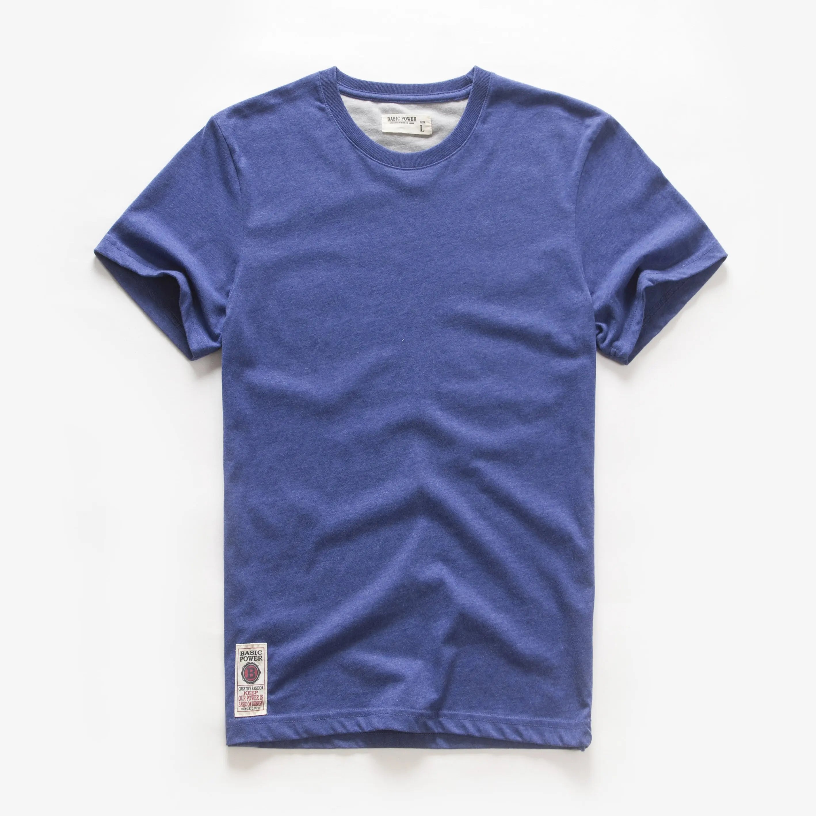 Men's T-shirt  Causal Cotton Basic
