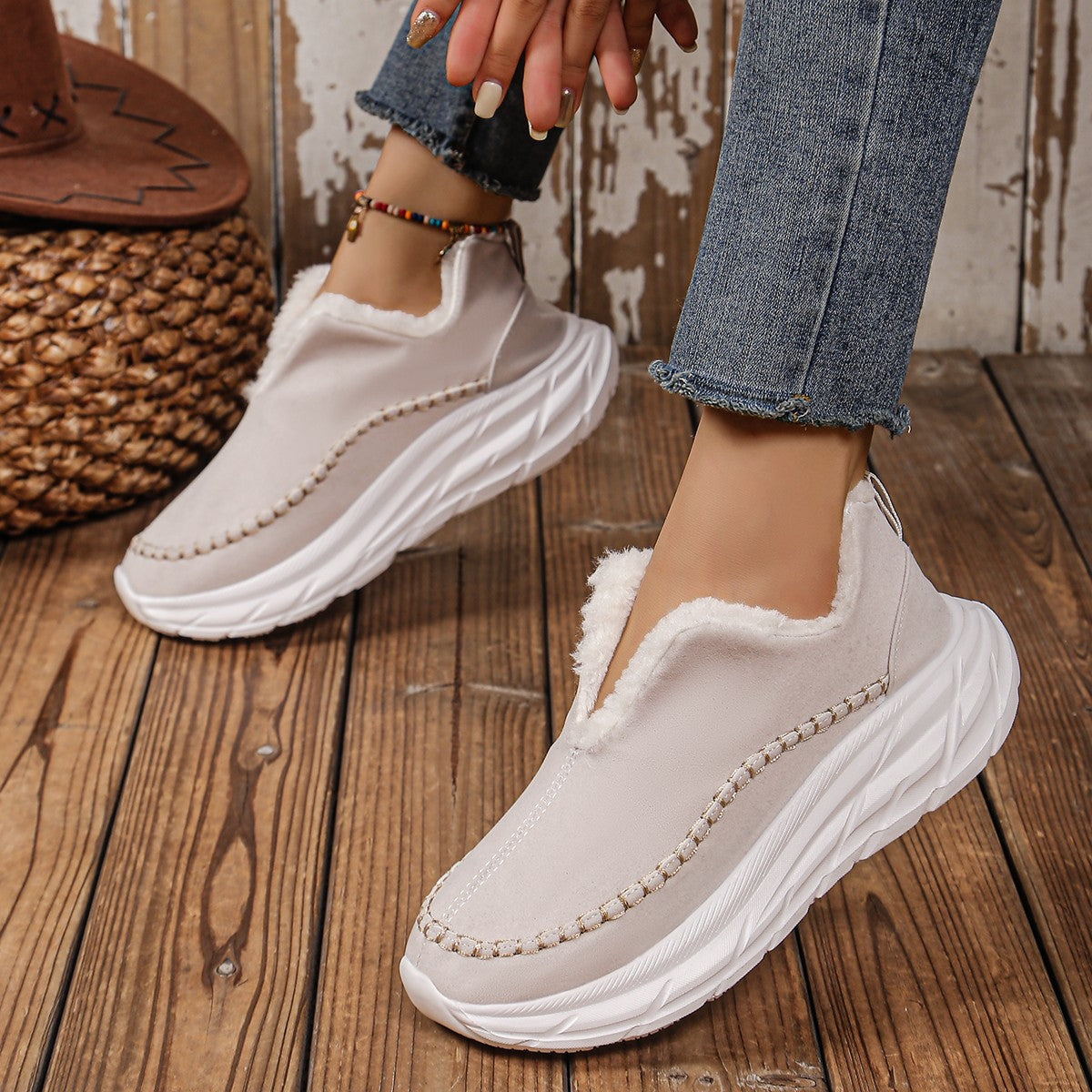 Platform Slip-On Boots