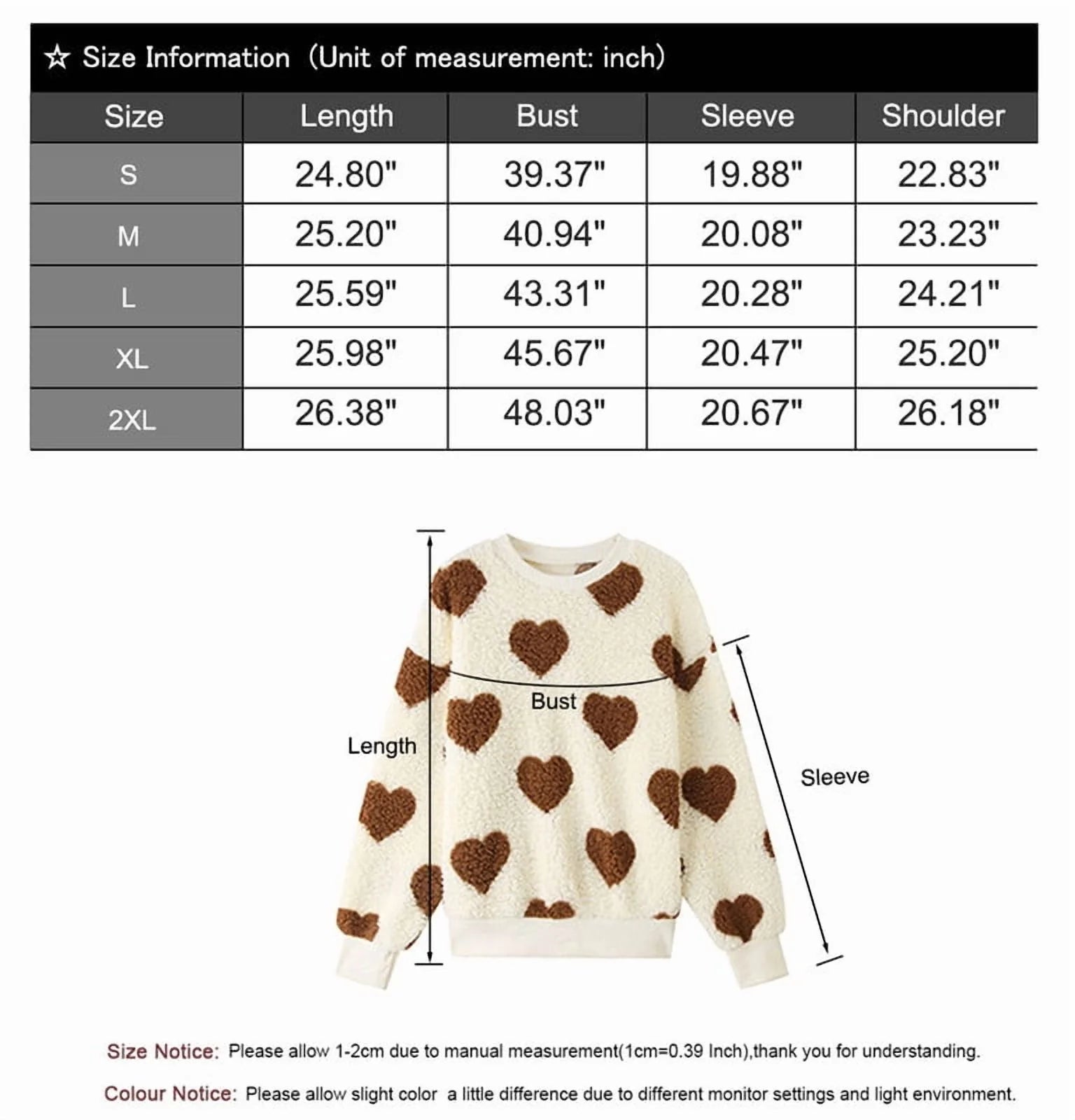  Sweaters Warm Fuzzy Crewneck