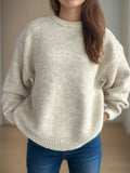 Sweater-Round Neck Long Sleeve