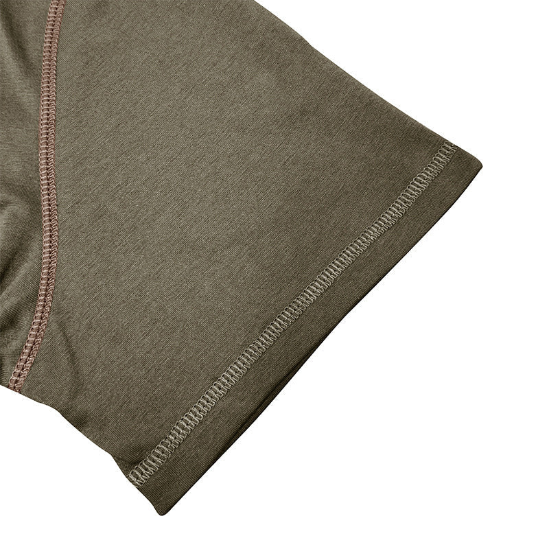 V-neck T-shirt Tops Mens Clothing