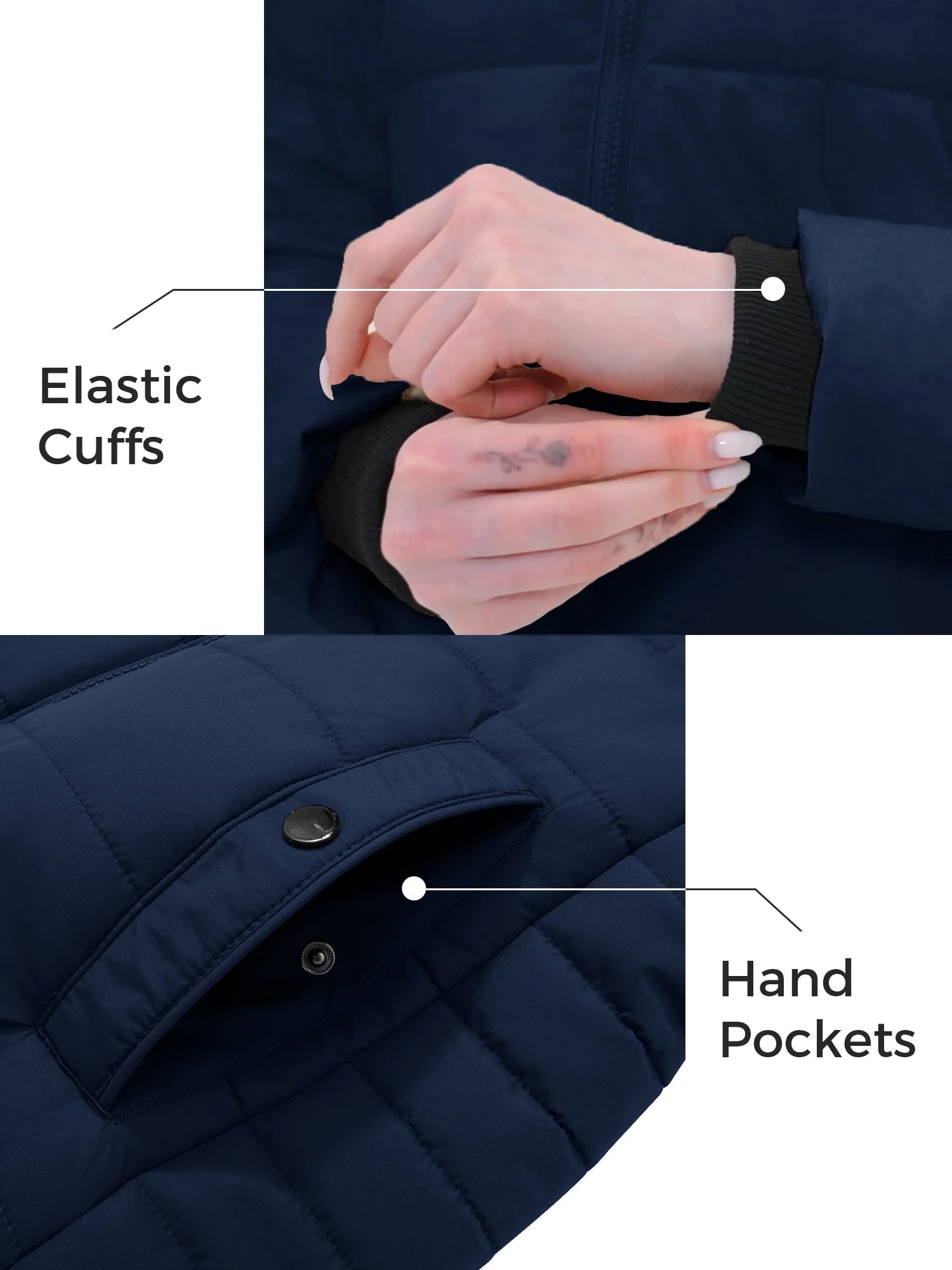  Jackets Waterproof Snow Coats Navy XL