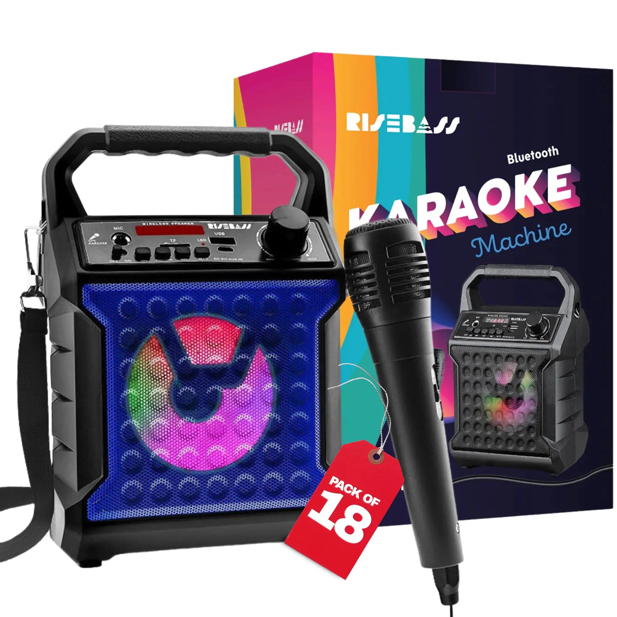 Portable Karaoke Machine with Microphone
