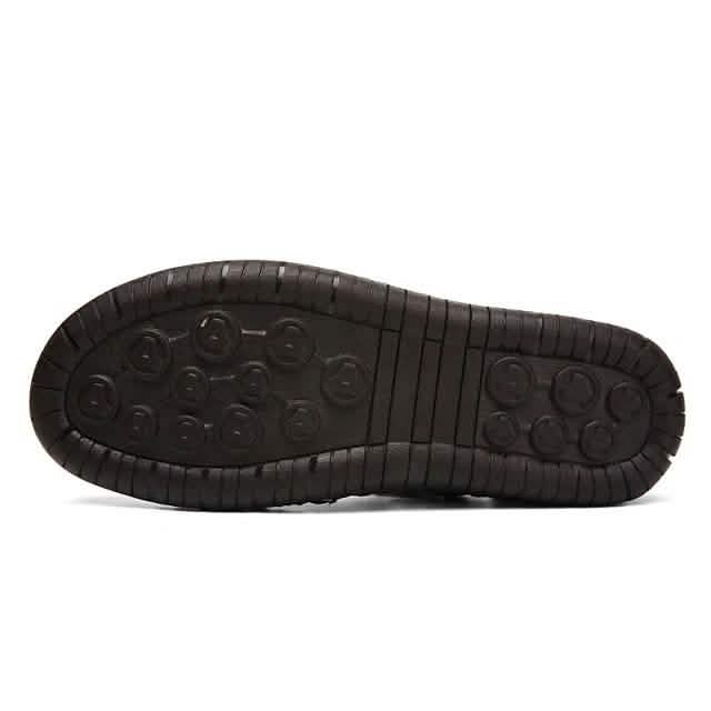 Men's Sandals Cowhide- Casual Beach Walking Shoes