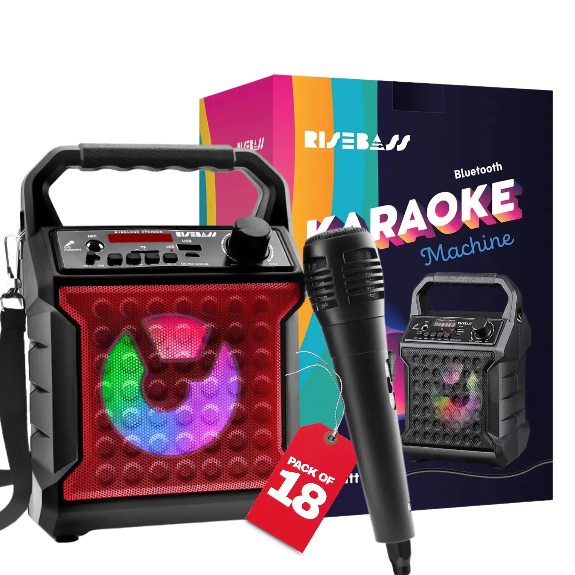 Portable Karaoke Machine with Microphone