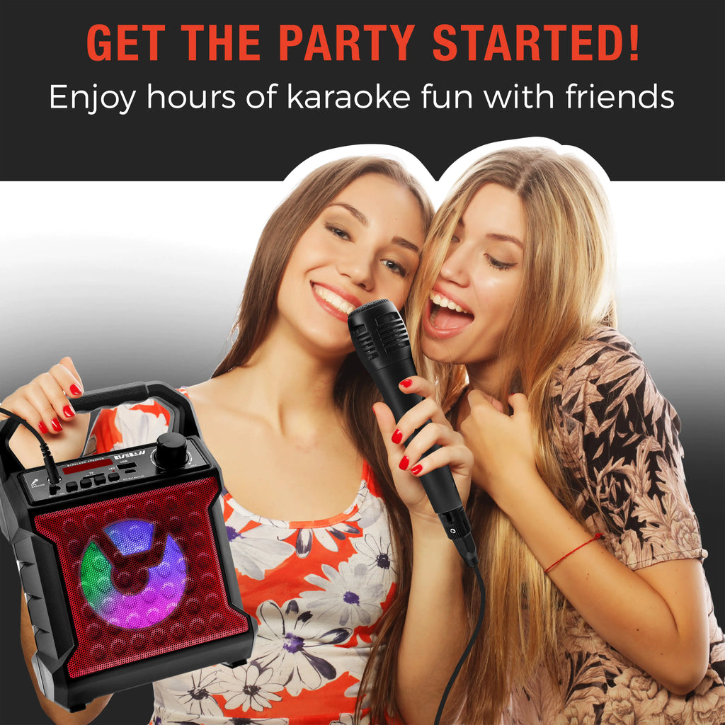 Portable Karaoke Machine with Microphone